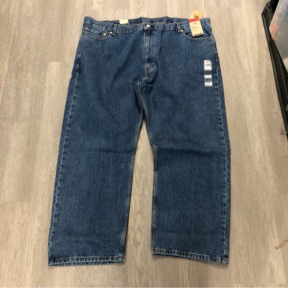 Levi’s 505 Regular Big & Tall 50x30 Men Jeans Blue - Picture 1 of 10